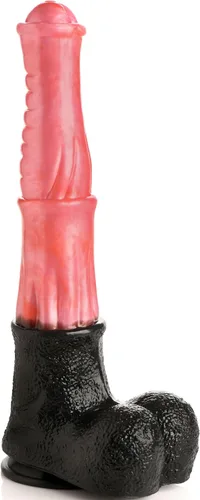 Vista 7 de CREATURE COCKS Consolador de silicona Centaur para hombres, mujeres y parejas. Consolador de fantasía con arnés compatible. Base de ventosa fuerte
