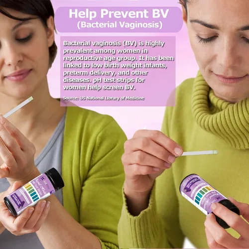 Vista 7 de Just Fitter Tiras de prueba de equilibrio de pH vaginal. Kit de bienestar personal para mujeres. Apoya la higiene femenina, la conciencia
