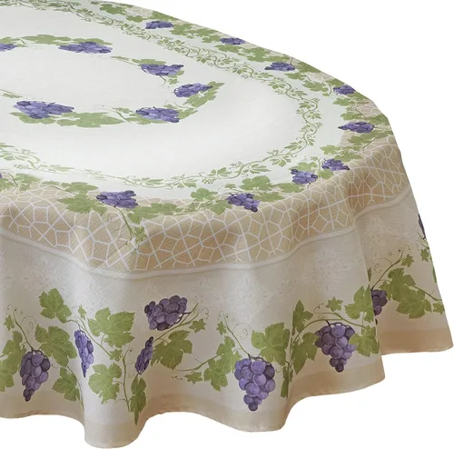 Vista 10 de Home Bargains Plus Mantel cuadrado de tela, 52 x 52 pulgadas, vino de Burdeos Provenza, para interiores y exteriores, resistente a las manchas y al