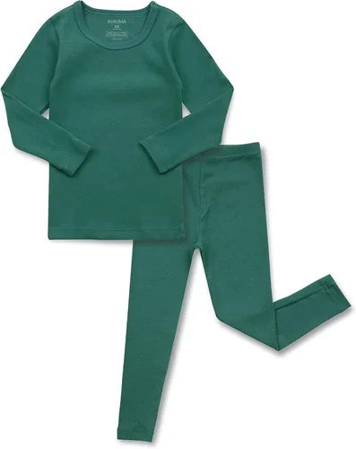 Vista 36 de AVAUMA - Pijama para niños y niñas de algodón básico para uso diario