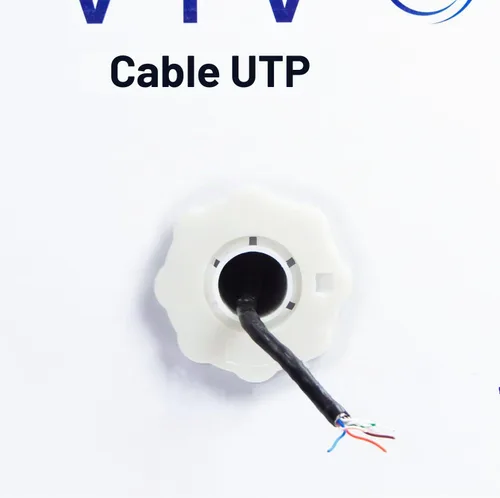 Vista 7 de VIVO Cable Cat5e a granel impermeable de 500 pies, cable Ethernet CCA, caja de extracción UTP, entierro directo al aire libre, negro, CABLE-V011