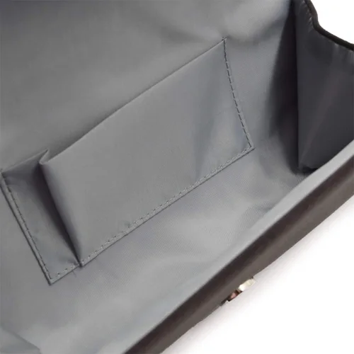 Vista 5 de Elegante bolso de noche de terciopelo con lazo frontal de diamantes de imitación