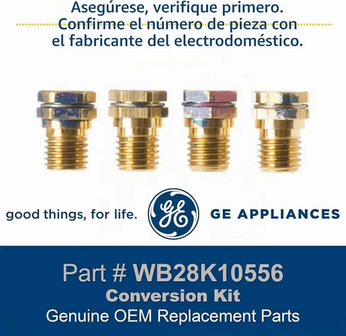 Vista 4 de Ge neral Electric WB28K10556 - Kit de conversión de estufa/horno