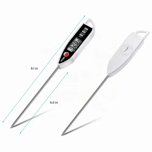 Vista 6 de Termómetro de Alimentos para Carne, Termómetro Digital para Dulces y Cocina, Termómetro de Cocina de Lectura Instantánea para Parrilla BBQ, Aceite