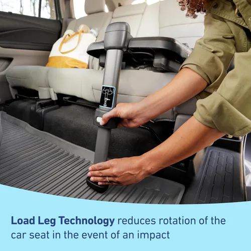 Vista 3 de Graco® SnugRide DLX - Asiento infantil para automóvil con tecnología de pierna de carga, Astaire