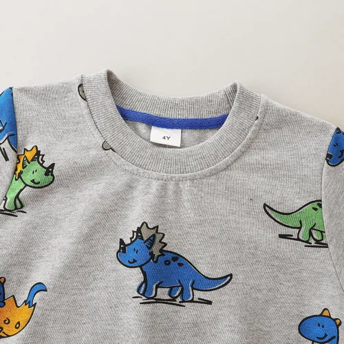 Vista 4 de Bumeex Sudaderas con cuello redondo para niños de 2 a 7 años