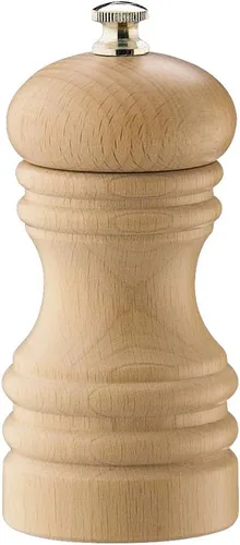 Vista 6 de Zassenhaus Molinillo de pimienta de madera de Berlín, molinillo de pimienta recargable, 4.7 pulgadas (teñido oscuro)