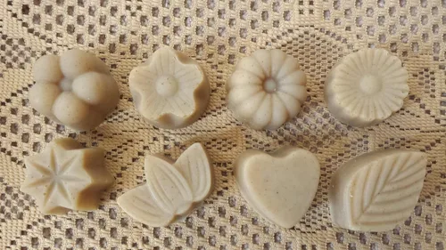 Vista 4 de 8-cavity Floral Leaf Silicone Cake Jabón Decoración Mold, Rosado, Rosado