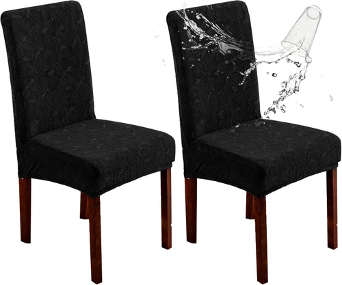 Vista 109 de Fundas impermeables para sillas de comedor, fundas elásticas para sillas Parsons, para comedor, cocina, funda protectora para silla de comedor