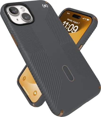 Vista 8 de Speck Funda para iPhone 15 Plus – Bloqueo de bloqueo antideslizante ClickLock, diseñada para MagSafe, agarre de protección contra caídas