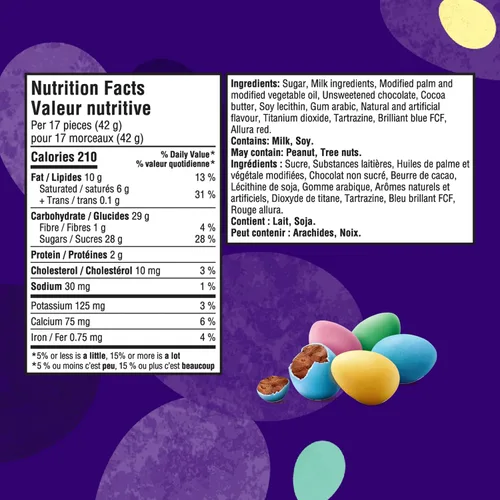 Vista 2 de Mini huevos de Pascua (6.00 oz/6 onzas., por paquete) (importados de Canadá)