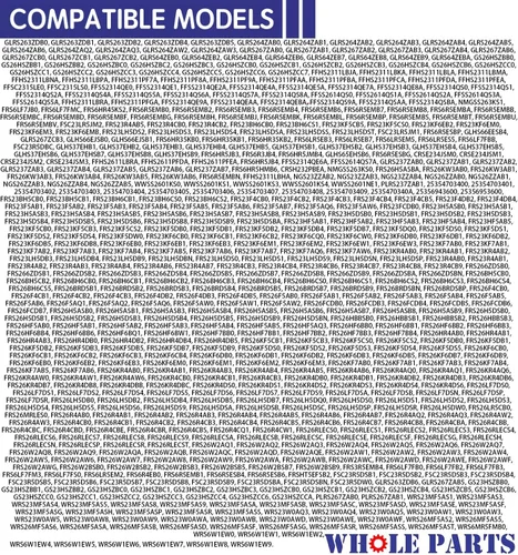 Vista 9 de Whole Parts 241682003 - Palanca dispensadora de agua para refrigerador (negra) – Reemplazo y compatible con algunos refrigeradores Westinghouse