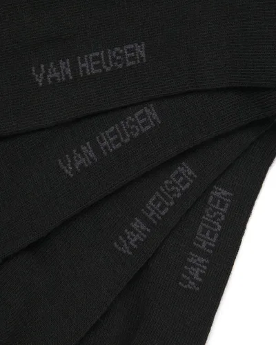 Vista 4 de Van Heusen Calcetines de vestir para hombre, paquete de 14 calcetines suaves y elásticos que absorben la humedad para hombres para uso diario