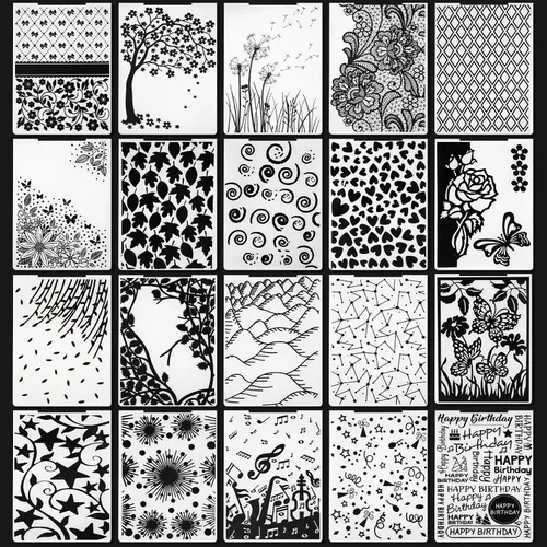 Vista 10 de Mumufy - 12 carpetas en relieve para hacer tarjetas, plantillas
