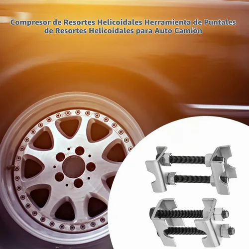 Vista 7 de 4 espaciadores de resorte helicoidal, mini compresor de resorte helicoidal de 2 vías, espaciador de resorte ajustable de 1 a 2 pulgadas de altura