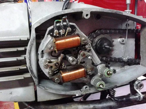 Vista 2 de Powerdynamo (MZ-B) VAPE Sistema de estator de encendido para Motobi Spring Duración 250 DC