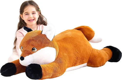 Vista 15 de IKASA Juguete de peluche de conejo gigante de 37.5 pulgadas, juguetes grandes y suaves para niños, niñas, niños y novias