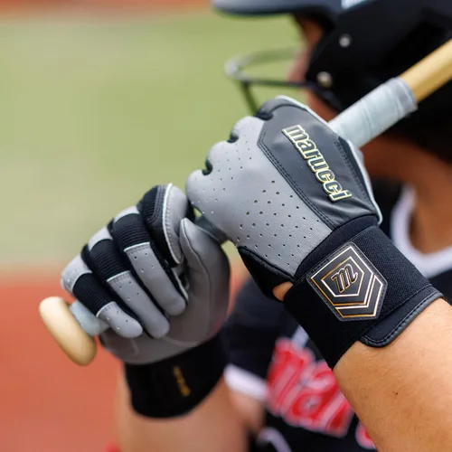 Vista 2 de Marucci MARUCCI Luxe Adult Batting Glove Gris / Negro
