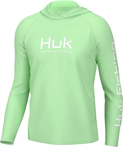 Vista 12 de HUK - Sudadera con capucha de manga larga ventilada para hombre, camiseta de pesca con capucha Academia Naval