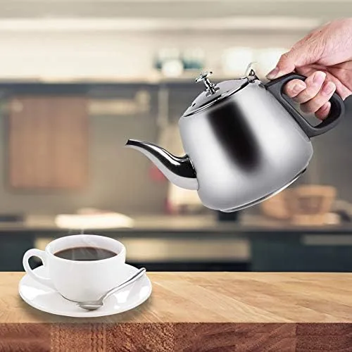 Vista 4 de Hervidor de té de acero inoxidable 2L con infusor extraíble