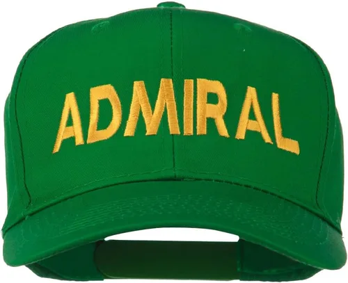 Vista 10 de e4Hats Gorra de sarga de algodón bordado Almirante Azul marino