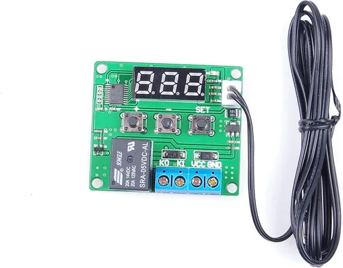 Vista 4 de NOYITO Módulo controlador de temperatura digital de -58℉ a +257 ℉ Interruptor de control de temperatura NTC Sonda de sensor impermeable - Pantalla