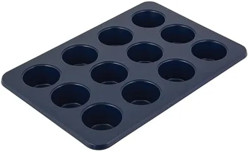Vista 10 de KitchenAid Molde antiadherente de acero aluminizado, apto para lavavajillas, agave, 12 tazas