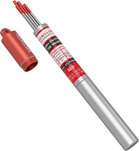 Vista 26 de YESWELDER Electrodo de tungsteno TIG Weld 1/8"x 7" 10-pk, no radiactivo comparable a E3 púrpura