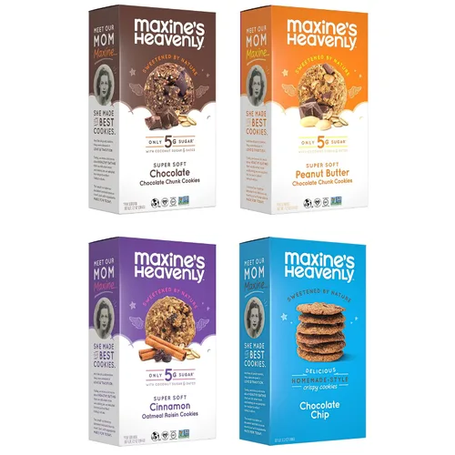 Vista 17 de Maxine's Heavenly Galletas de avena y pasas de canela, sin gluten, hechas con avena, endulzadas con azúcar de coco y dátiles Sabroso postre vegano