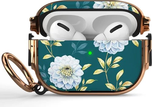 Vista 65 de Maxjoy Funda para AirPods 3 con cerradura, funda protectora rígida de 3ª generación para AirPod de 3ª generación para mujeres y hombres con llavero