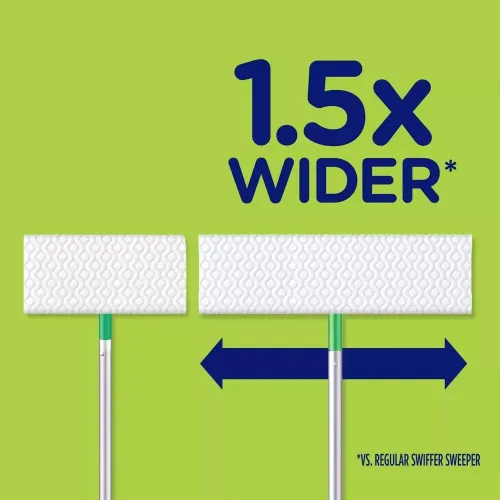 Vista 4 de SWIFFER SWEEPER - Paños desechables extragrandes para barrer, cajas de 16 unidades (paquete de 6)