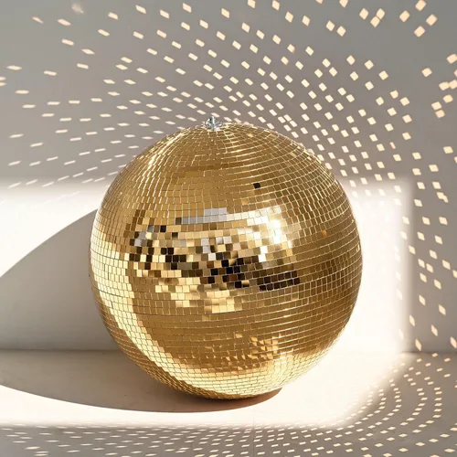 Vista 21 de Yescom Juego de 8 bolas de discoteca de 7/12/16/20/24 pulgadas, bolas de espejo surtidas, decoración de vidrio para colgar para fiestas de los años