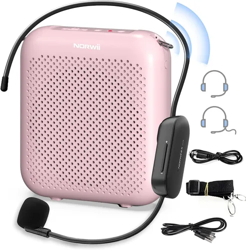 Vista 9 de Norwii Voice Amplifier with Bluetooth, Portable Speaker with Microphone