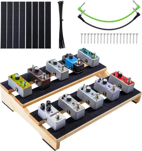 Vista 8 de Eno Music 14" Bolsa Mini para Pedal de Efectos de Guitarra Compacta Pequeña