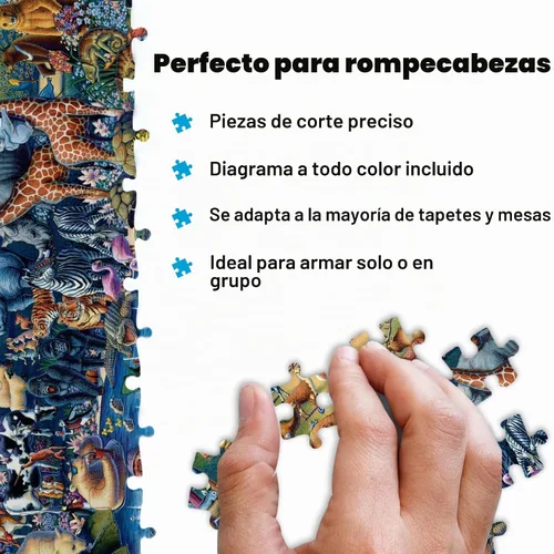 Vista 4 de Buffalo Games Eric Dowdle, Noah's Ark, rompecabezas de 1000 piezas