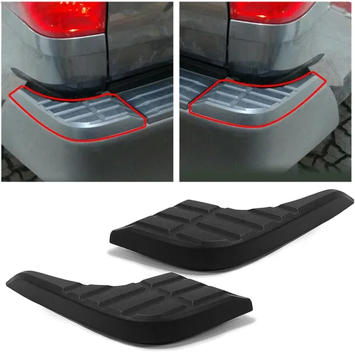 Vista 4 de Almohadilla de paso de parachoques trasero para Toyota Tundra 2014-2021 Reemplazar OEM # 52163-0C070 52164-0C060 TO1196102 TO1197102