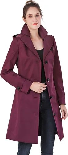 Vista 4 de BGSD Gabardina impermeable con capucha Eva para mujer - Tallas regulares y grandes