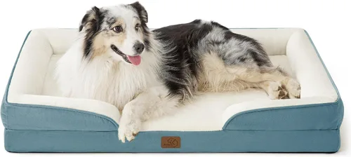 Vista 77 de Bedsure - Cama para gatos de interior, sofá cama lavable para perros muy pequeños, espuma de soporte con funda extraíble y lavable, forro Gris