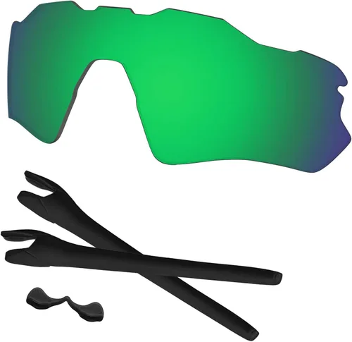 Vista 10 de Radar EV Path Lentes y kits de goma de repuesto para gafas de sol Oakley OO9208 polarizadas Azul espejo