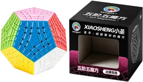 Vista 2 de Cuberspeed Shengshou gigaminx v2 Speed Cube sin adhesivo 5x5 Capa Magic Cube Gigaminx Cubo de velocidad 5x5 Cubo