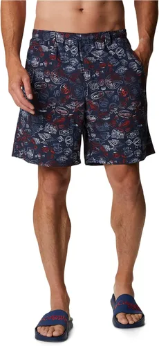 Vista 88 de Columbia Super Backcast - Pantalón corto de agua para hombre Impresión de tinte negro