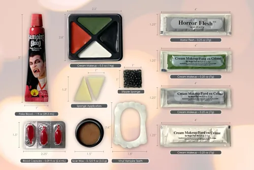 Vista 3 de Rubie's - Kit de maquillaje de terror para disfraz