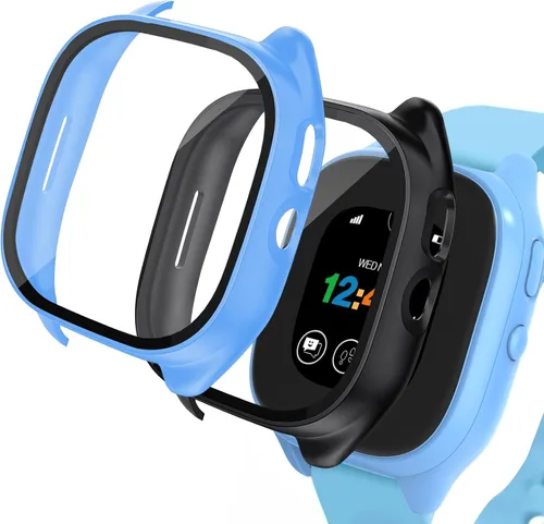 Vista 16 de Kuaguozhe Paquete de 2 fundas compatibles con Gizmo Watch 2, protector de pantalla para niños (paquete de 2), funda protectora general