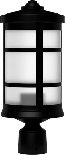 Vista 11 de KASTLITE Lámpara de poste para exteriores, se adapta a postes de lámpara de 3 pulgadas, luz de poste de linterna impermeable antioxidante, base E26