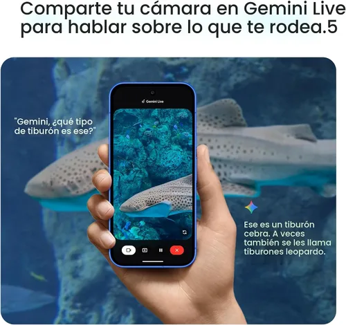 Vista 5 de Google Pixel 10 - Smartphone Android desbloqueado - Asistente Gemini AI, cámara trasera triple avanzada, batería de carga rápida de 24+ horas