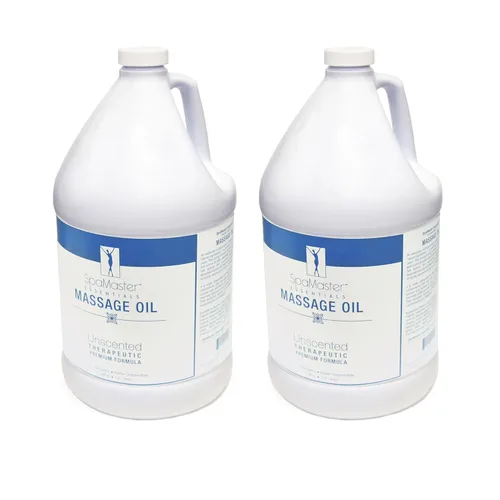 Vista 8 de Master Massage Aceite de masaje orgánico, sin perfume, rico en vitaminas y soluble en agua, 1 galón, 1 unidad, transparente