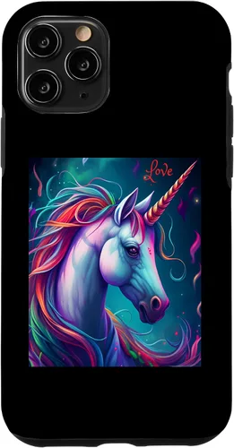Vista 10 de iPhone 15 Unicorn Love Mystical Nature Forest Case