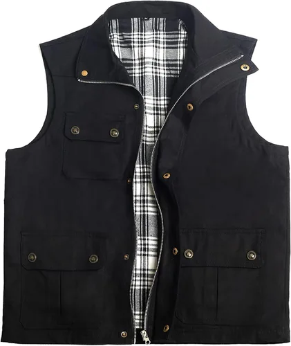 Vista 2 de Graystill Chaleco de transporte oculto para pistola, chaleco de algodón oculto para hombre