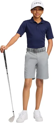 Vista 3 de Izod Pantalones cortos de golf Swingflex elásticos de corte recto para niños