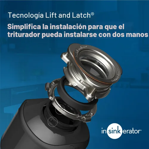 Vista 4 de Basurero InSinkErator con cable de alimentación, 1/2 hp.